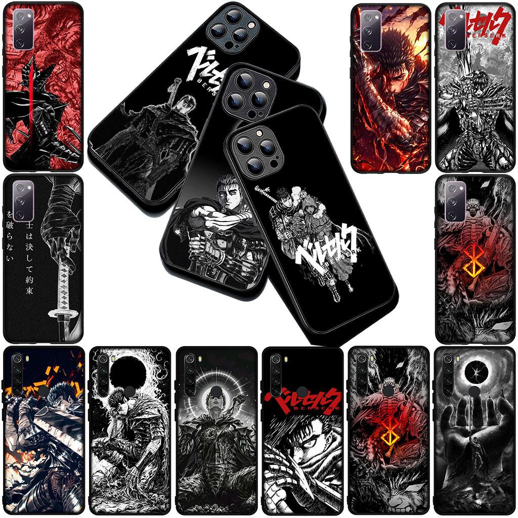 Phone Cover for Apple iPhone 16 14 15 Plus 11 Pro Max 16E ProMax + 16Plus 15+ 14+ Soft Silicone Case Anime Berserks Poster Guts