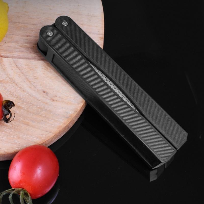 Sharpening Stone Garden Sharpener Folding Pocket Diamond Knife Sharpener Stone