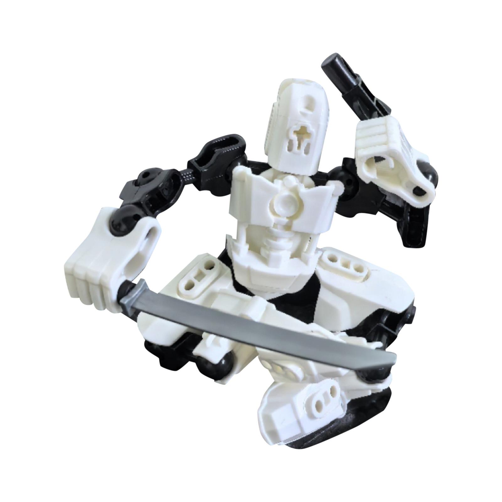 

Мобильный набор кукол, 3D-робот, подвижная кукла, подвижная кукла, подходит для коллекционеров, украшение для рабочего стола One Size белый