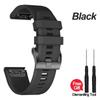 Silicone 26 22MM Watchband Wristband For Garmin Fenix 8 7 7X 5 5X Plus 6 6X Pro/935 945/Tactix/Quatix 7X 7 QuickFit Watch Strap