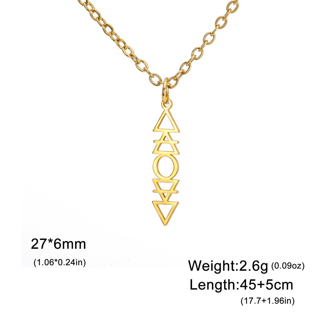 Dawapara Vier Elemente Halskette Ohrringe Schmuckset Wasser Feuer Luft Erde Symbole Alchemistisches Anhänger Edelstahl Schmuck