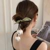 Nieuwe Zoete Bloem Olifant Roze Tulp Haar Touw voor Vrouwen Mode Strik Bloem Kwasten Haarband Accessoires Cadeaus