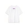 Li Ning Wade Series Letter Print Moisture Wicking Antibacterial Crew Neck Short Sleeve T-Shirt Men Tops Standard-White ATST569-2