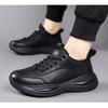 Fashion Sneakers Mens Mesh Shoes Black Khaki Soft Comfortable Thick Sole Brand Male Footwear