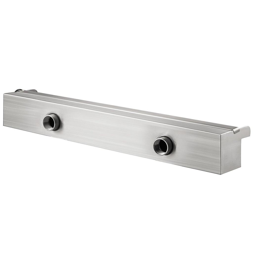 Vevor Fontanna do basenu kaskadowego Prostokątna i Pasek świetlny LED 23,6" x 4,5" x 3,1"