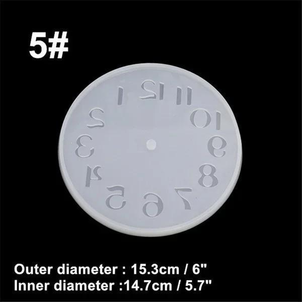 Clock Silicone Mold for Jewelry Clock Resin Silicone Mold Handmade Tool DIY Epoxy Resin Molds Diy Accessories