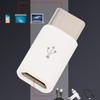 ABS   USB to TypeC Transfer Adapter Convert Plug and Play Connector Fast Charging(White(  Sign) )