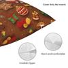 Christmas Pillow Case Cushion Cover Soft Printed Pillow Cover Novelty Pillowcases For Sofa Home Decorative