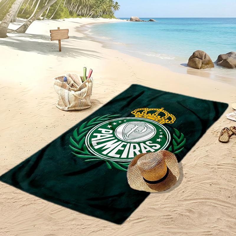 Palmeiras Printed Beach Towel Quick Dry Soft TowelPortable Large Rectangular Beach Blanket for Travel Swimming Pool