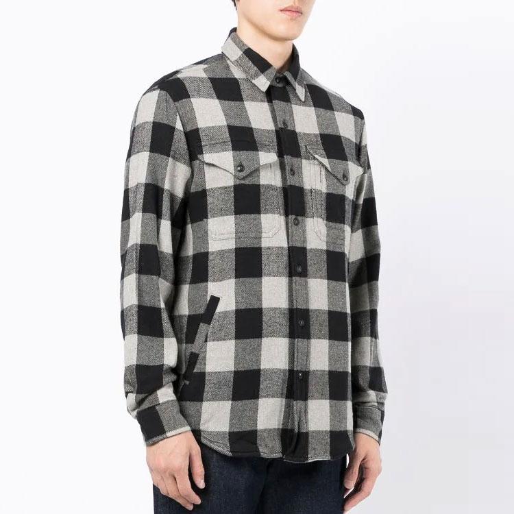 Polo Ralph Lauren FW21 Plaid Shirt Men Shirts Black 710851338-002