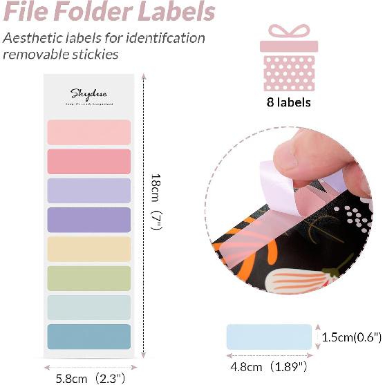 SKYDUE Expanding File Folder with 5 Pockets, Floral Accordion File Organizer for Important Document, Portable Receipt Paper Organizer, School Office
