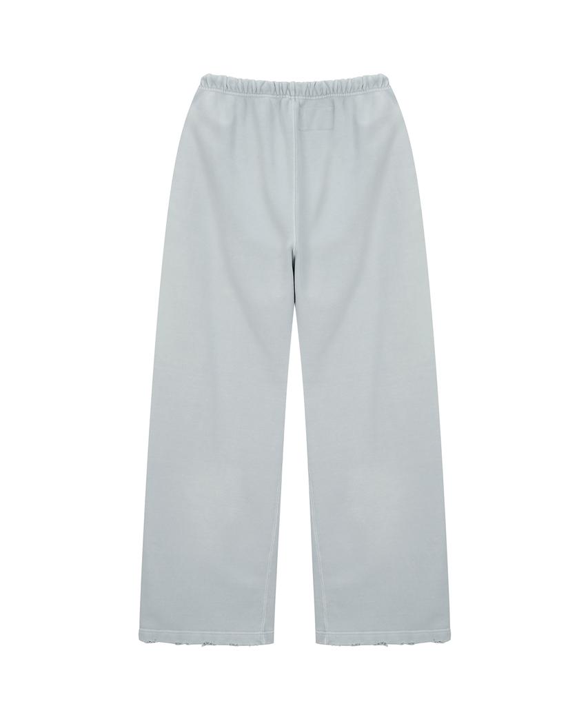 Matile Vtg Washed Straight Sweat Pants / Light Gray
