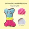 1pc Dog Squeaky Toys Bones Plush Chew Toy for Small Medium Breed Aggressive Chewer Puppy Playing Cleaning Teeth Pet Supplies