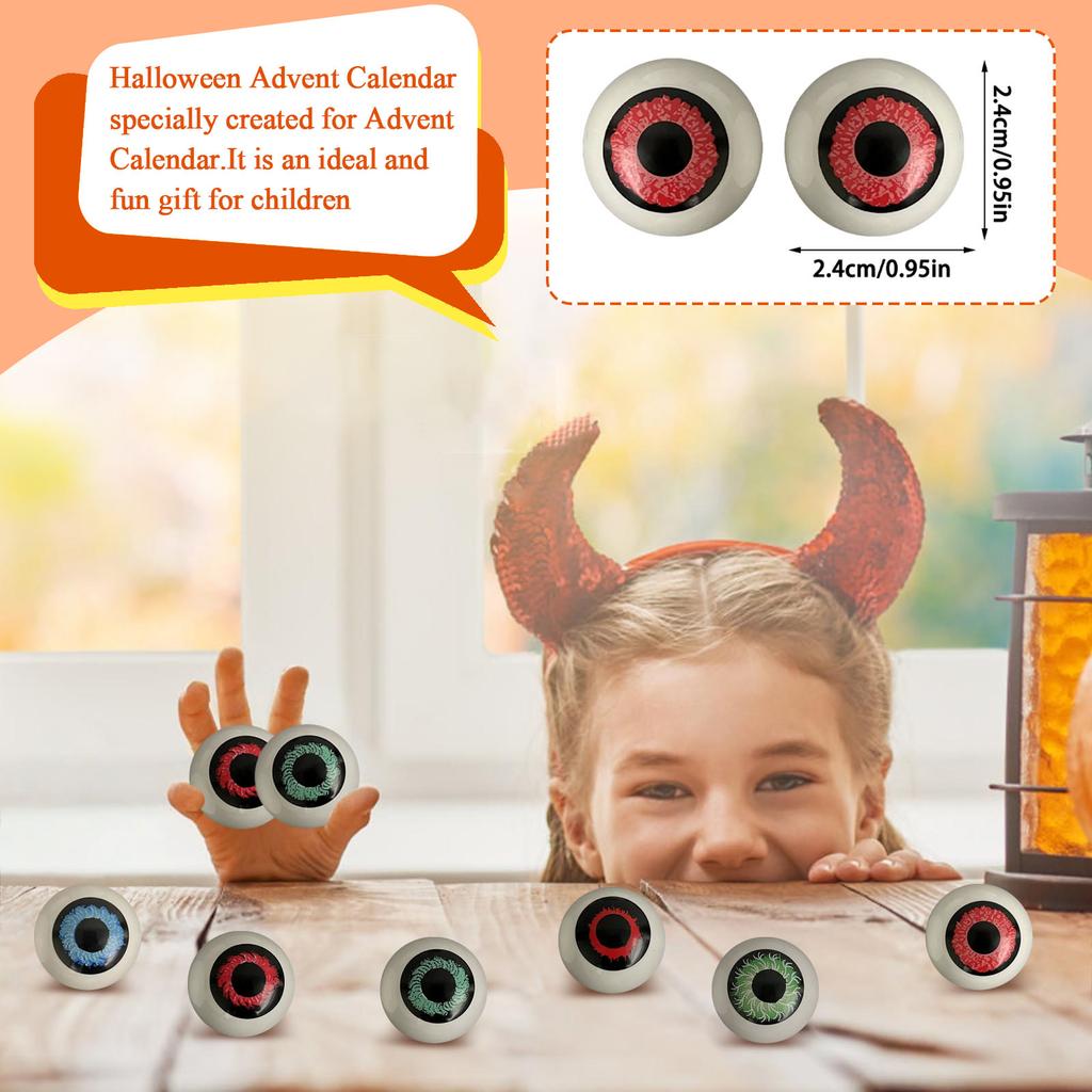 Halloween Eyes Semi-circular Bowl-shaped Hollow Eyes Bleeding Eyeballs Spoof Horror Eyeball Toys