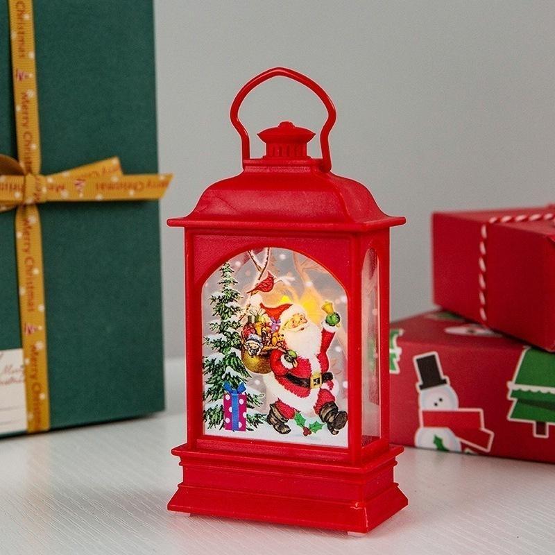 Christmas Decorations Christmas Lights Glowing Old Man Snowman Night Lights Christmas Decoration Desktop Decoration