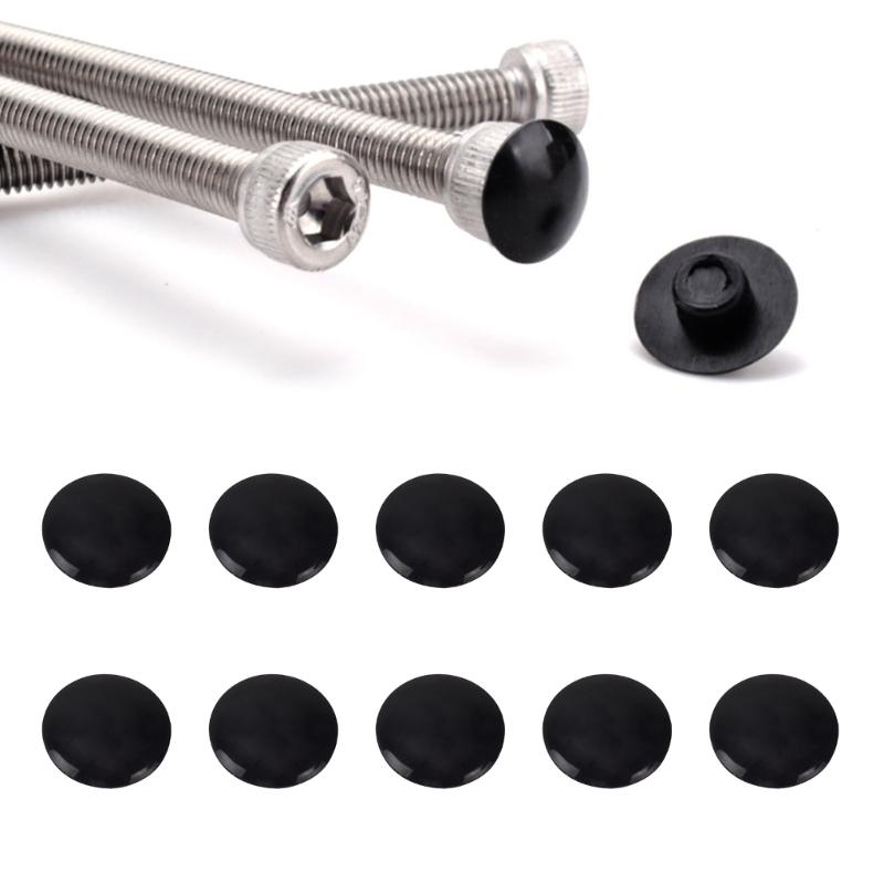 10Pcs Waterproofs Bicycles Stem Caps 6mm Bicycles Rubber Stem Top Cover Cycling Headset Stem Top Caps Enduring