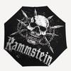 1pc Rammstein Automatic Open/close, Portable Folding Umbrella for Women & Men,Compact Parasol,, Durable Frame yy250809203