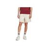 Adidas Plain Elastic Waist Straight Shorts Men Bottoms Beige IC8411