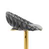 Adjustable stool, bar stool, FARVISO gray elegant loft
