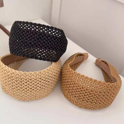 Böhmisches Strohgeflecht Strand-Stirnband für Frauen