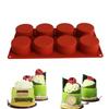 Round Shape Silicone Cake Molds Form for Baking Chocolate Pastry Cheesecake Oriental Fondant Perfumes Silicone Mold Maker