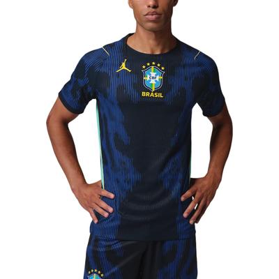 Brazil 2026 Match Away Old Royal/Black Men Tops Blue IU1074-417