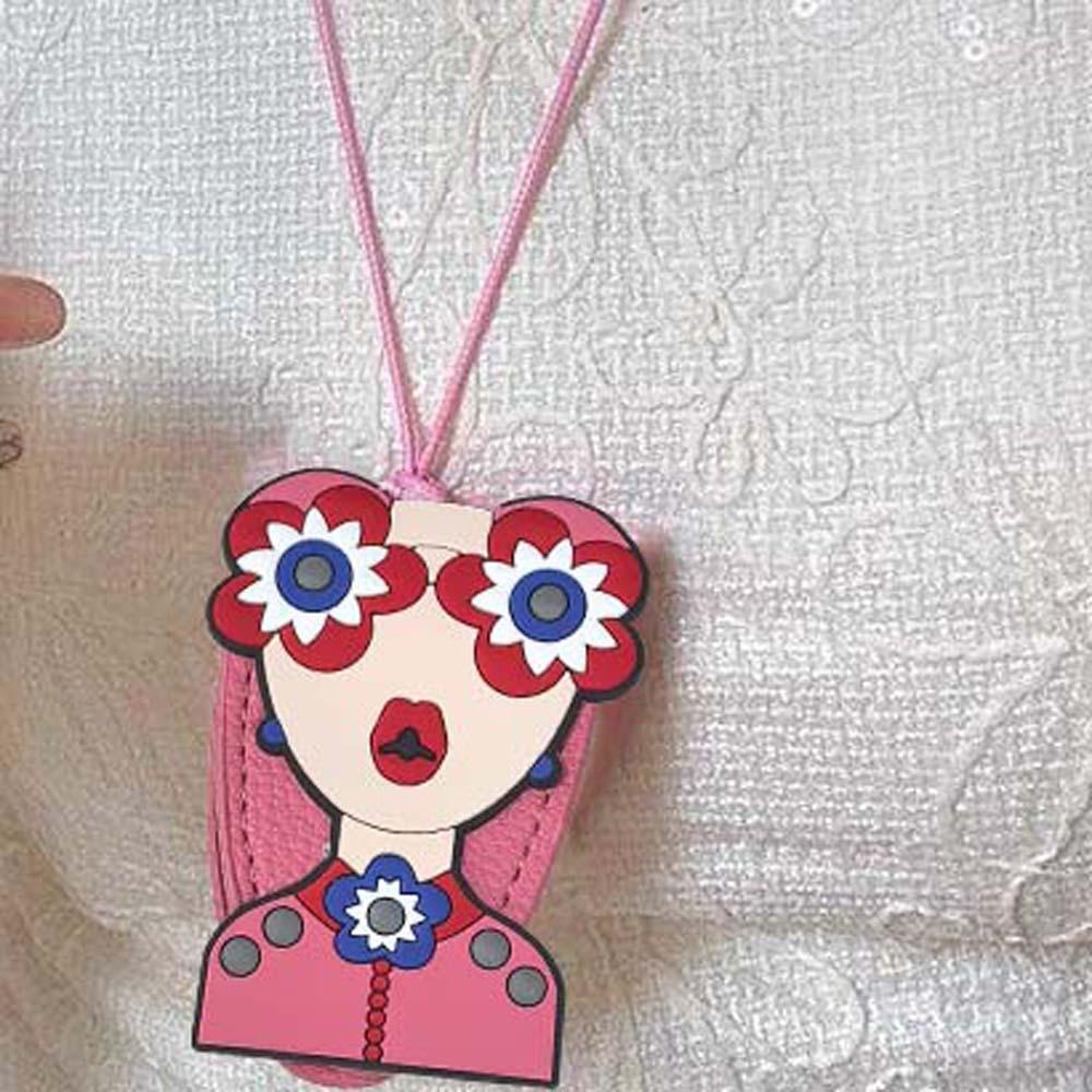Embroidery Leather Sunglasses Storage Necklace Anti-lost Magnetic Glasses Protective Rope  School