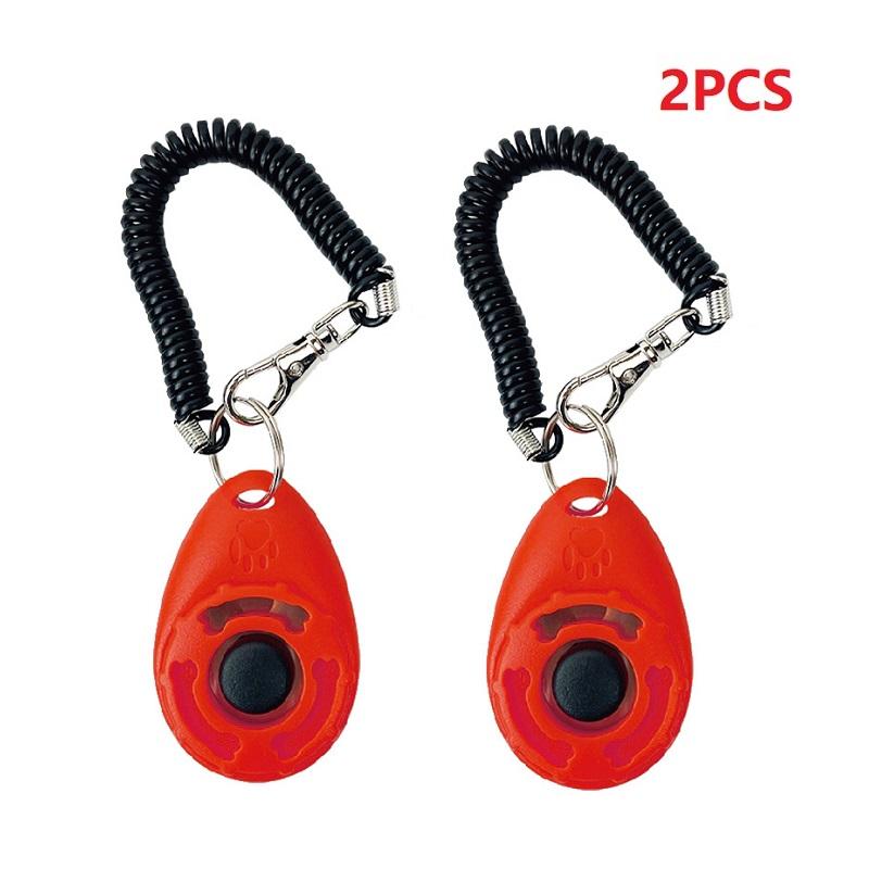 Hundetraining Clicker Haustier Katze Hund Click Trainer Verschiedene Stilhilfe Verstellbarer WristStrap Sound Schlüsselanhänger Hundeabwehr Haustierprodukt