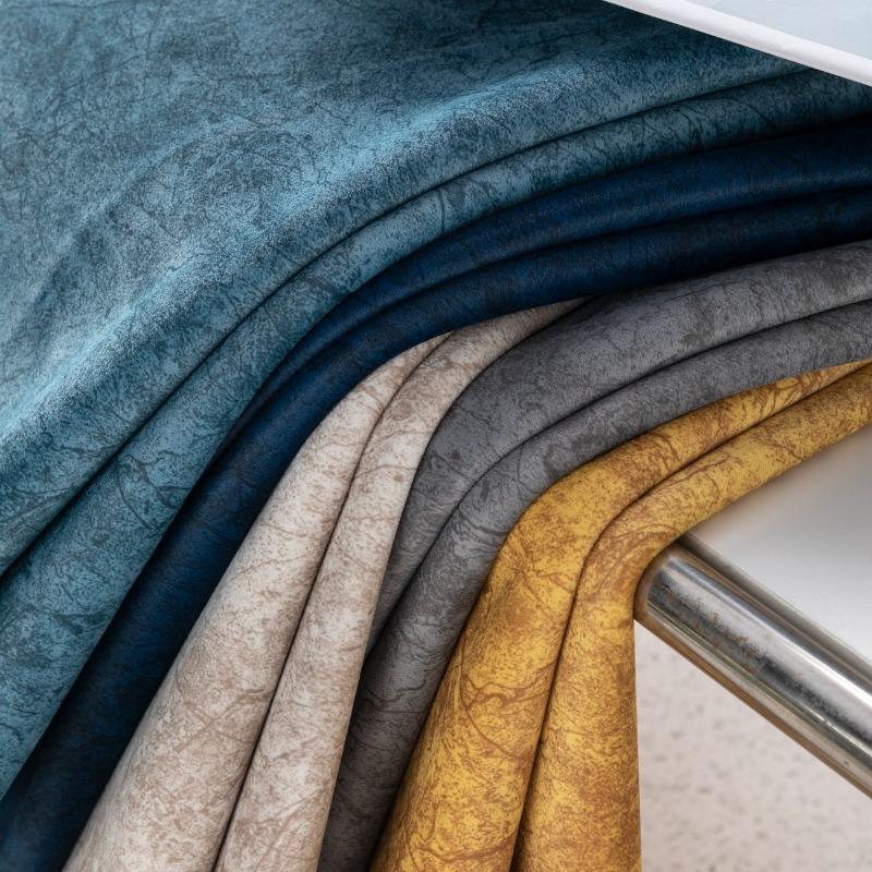 Thickened Velvet Swan Cloth Fabric Leather Simulation Printed Soft Cover Hard Cover Sofa Fabric Home Decorative Material