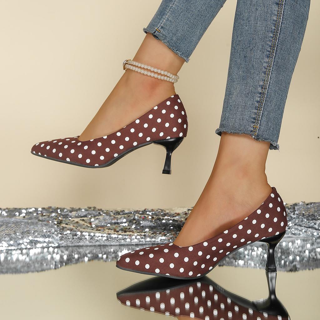Sapatos Femininos de Salto Baixo Kitten Heel Bico Fino Fechado Sexy Confortáveis Salto Baixo Trabalho Escritório Festa Casamento Sapatos de Salto para Mulheres Leves Elegantes