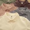 Korean Style Autumn Casual Doll Collar Long Sleeve Shirt