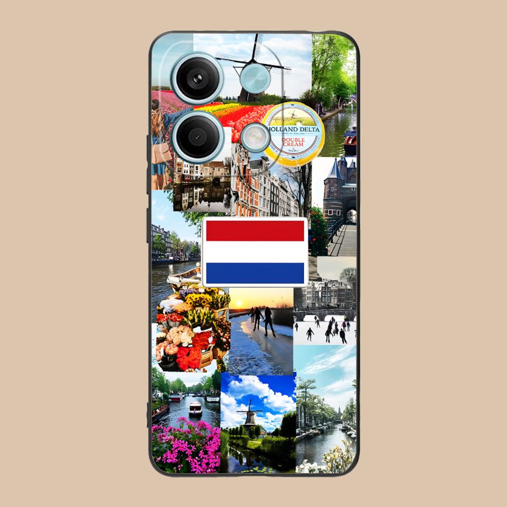 

Netherland Dutch Flag Matte TPU Mobile Phone Case for Xiaomi 15 14 13 12 Mi 11 T Ultra Lite Pro S X 5G Colorful Printing Cover Xiaomi 11T Pro
