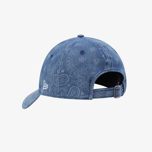 New Era Mlb New York Yankees Gewaschener Paisley Denim Unstrukturierte Baseballkappe 15206347