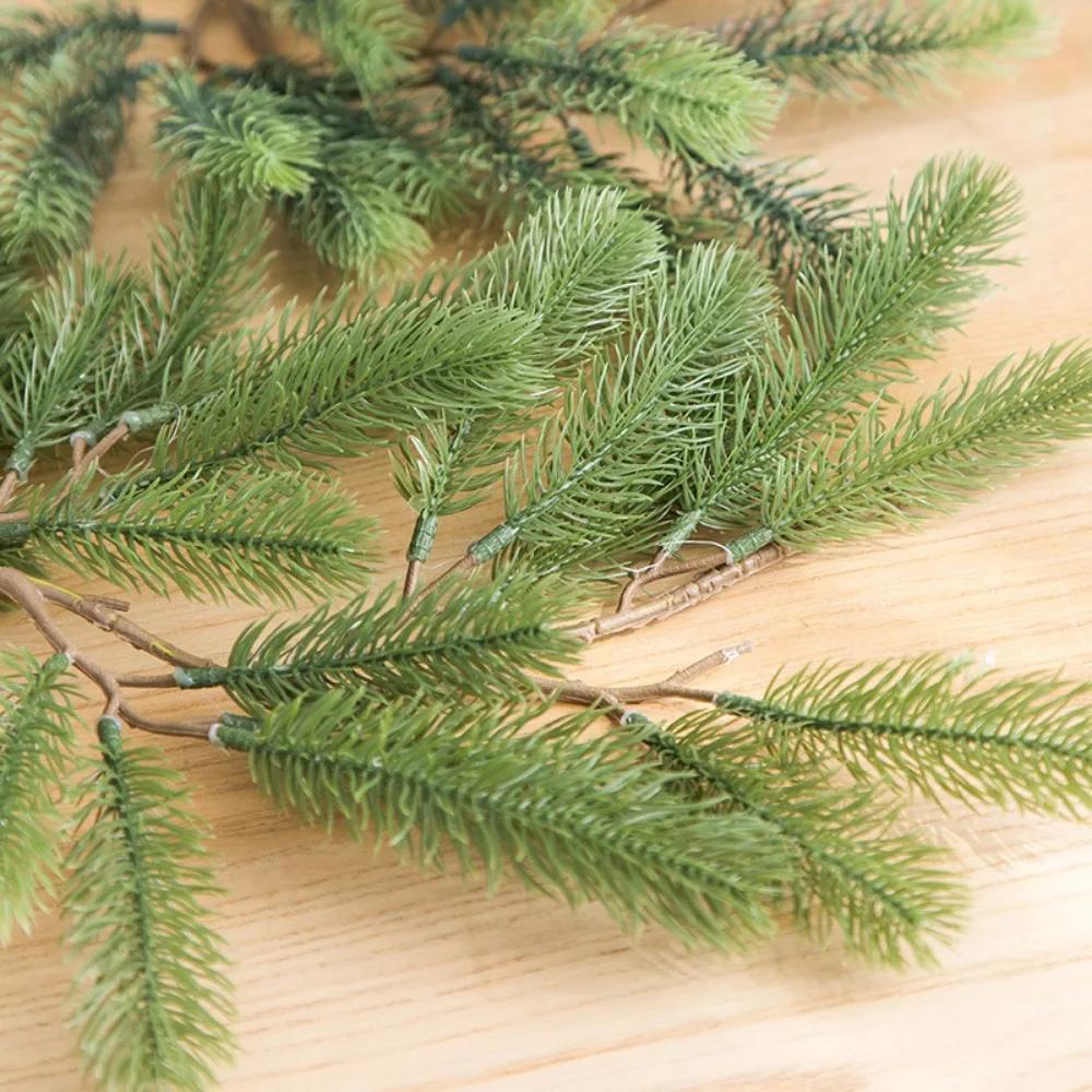 Artificial Christmas Pine Garland, Greenery Winter Garland Decor for Home, Wall, Porch, Table, Mantle, Indoor Outdoor Decoration