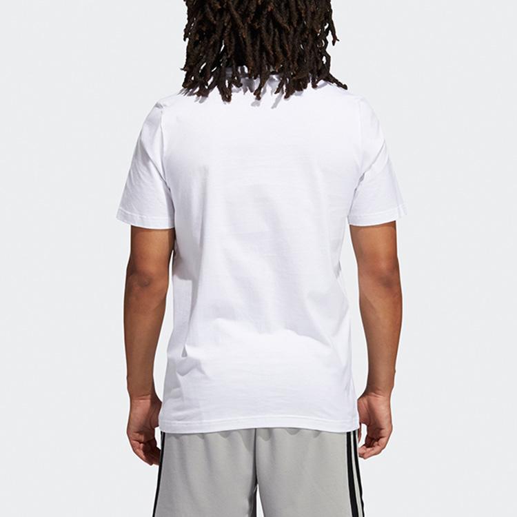 Adidas Beijing Cartoon Character Short Sleeve T-Shirt Men Tops White GL4424