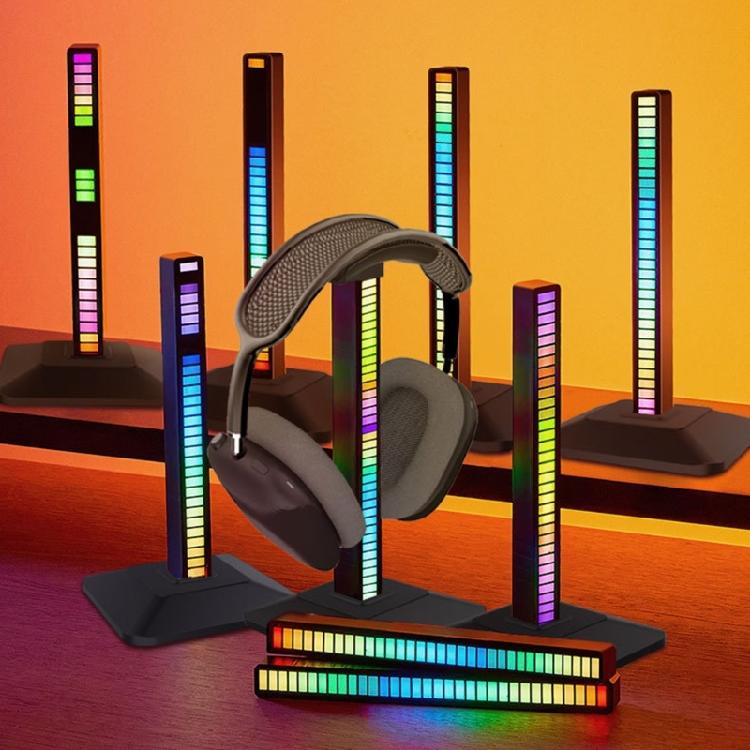 Headphone Stand Headset Holder Color RGB Lighting Showcase Headphones in Style