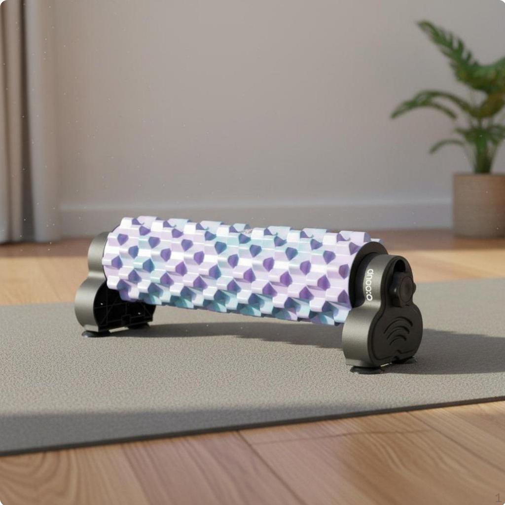 Adjustable Foam Roller with Stand Hands Use Height Spinal Stable Triangular