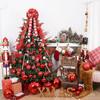 6/12Pcs New 8/10cm Christmas Tree Ornament Foam Colorful Party Hanging Ball DIY Xmas Tree Hanging Ornament New Year