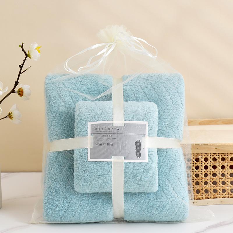 Koralowy aksamitny zestaw ręczników ręcznik kąpielowy gospodarstwa domowego duży rozmiar pochłaniający wodę szybkoschnący ręcznik plażowy do pływania akcesoria łazienkowe