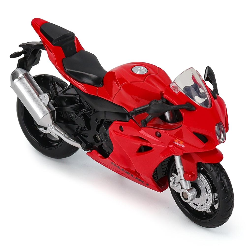 MSZ 1:18 Suzuki GSX-R1000 základní slitina tlakově litý model motocyklu, hračka dárek, statický model motocyklu z tlakově litého kovu