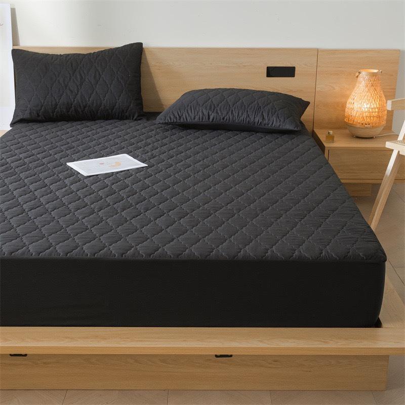 HOMZY 1PC 3D Air Fabric Thick Mattress Cover, 100% Waterproof Mattress Protector, Soft and Breathable Fitted Bed Sheet (No Pillowcase)