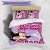 3pcs Minnie7 Cover Set - Personalized Name, HD Printed Bedding with 1 Cover and 2 Pillowcases - Perfect for Home Decor, Easy Care