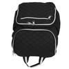 Oxford Cloth Backpack MultiFunction LargeCapacity Stroller Mother Bag Nappy Bag(Black )