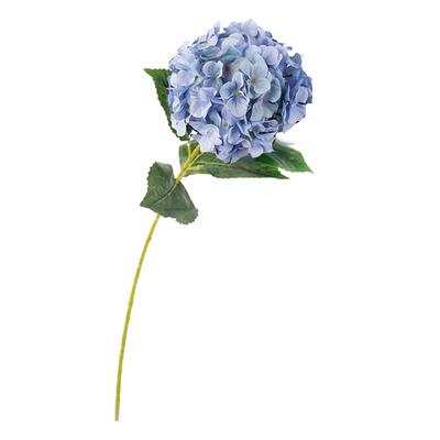 Flor Artificial Hortênsia à Prova de Desbotamento Toque Real Haste Única Flor de Hortênsia Simulação Seda Falsa para Casa Casamento