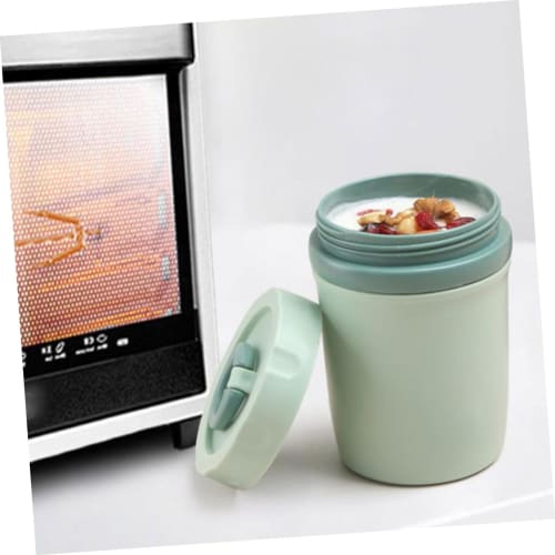 COHEALI Microwaveable Soup Cup with Lid, Portable Breakfast Cup, Food Container, Drink Container, Kids Lunch Container, Double-Walled Design, Heat Ins