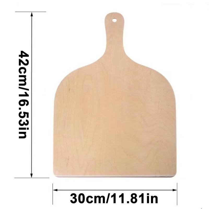 Wooden Pizza Peel Shovel with Wooden Handle Cheese Cutter Peels Lifter Tool Pizza Shovel Cake Shovel Baking Tools Pizza Pan