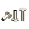 304 Stainless Steel Flat Head Semi-Hollow Rivet, GB875 Round Head, Sizes M2-M8.