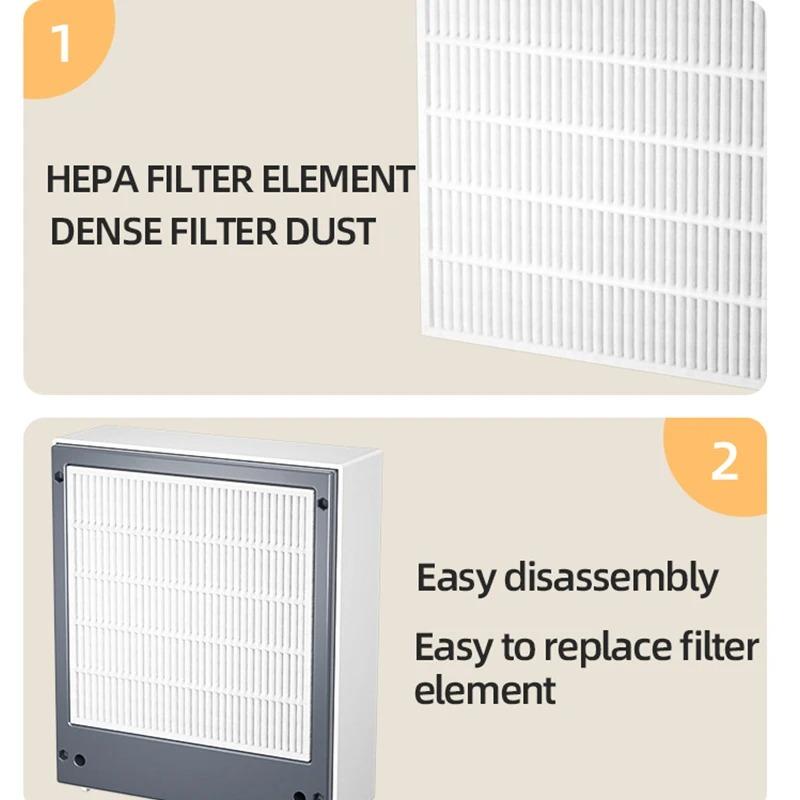 Desktop Air Purifier With HEPA Filter Portable Air Cleaner Odor Remover Air Freshener for Car Bedroom Office Mini Air Purifier