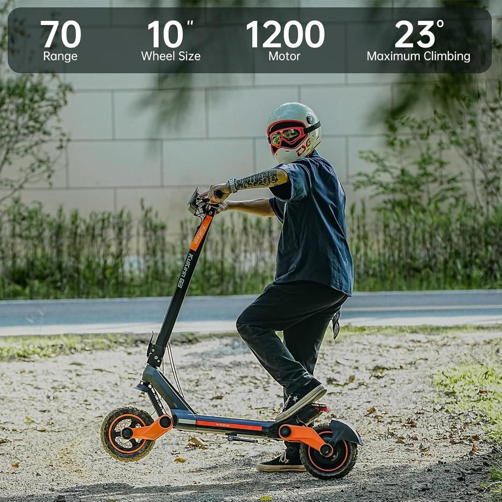 KuKirin G3 E-Scooter 60 KM Electric Scooter 52V 18Ah, Electric Scooter for Adults with 10.5" Tires