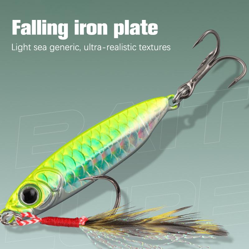 Micro Metal Jig 7G 10G 15G 20G 25G 30G Shore Casting Jigging Lure Shore Casting Saltwater  Fishing Lure Bit Artificial Bait